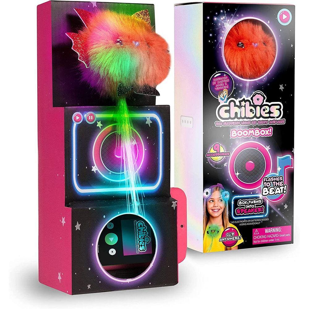 Chibies Boom Box Roxie Luzes Fofas para Beats Speaker Música