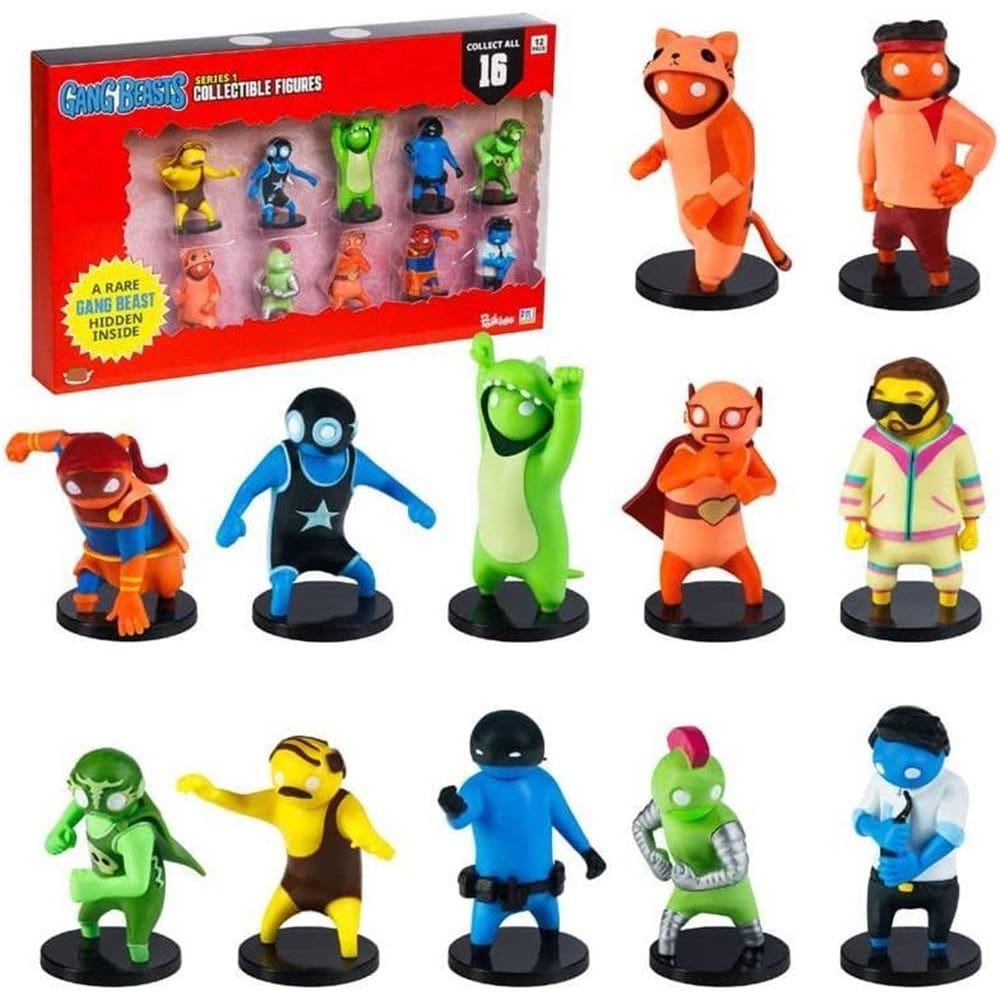 Gang Beasts Action Figures 12pk Party Suprimentos Presente para o Set