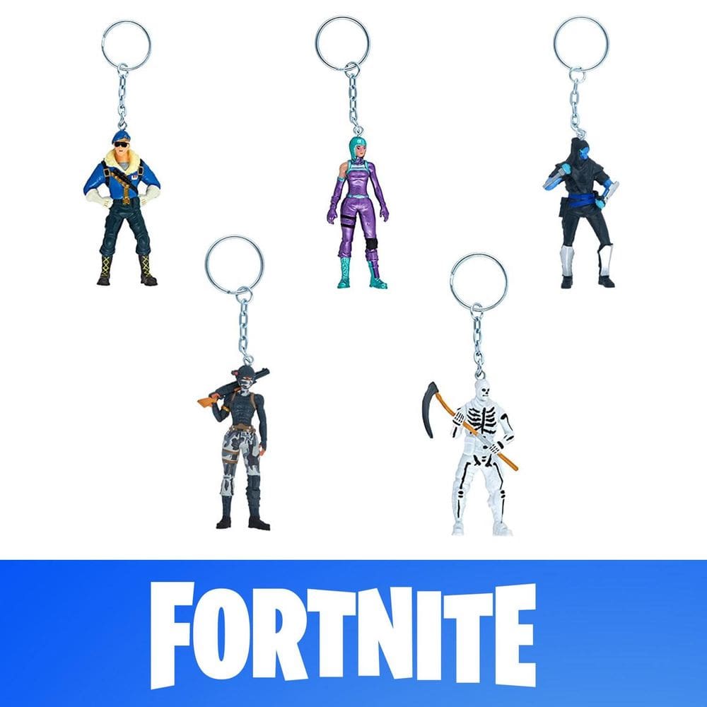 Fortnite Chaveiros 5pk Royale Bomber Wonder Fusion Elite
