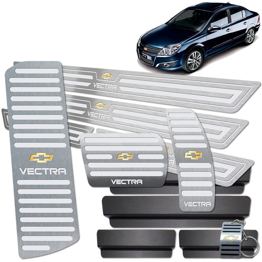 Descanso Pedaleira Automático Soleira Vectra 2006 A 11 Prata