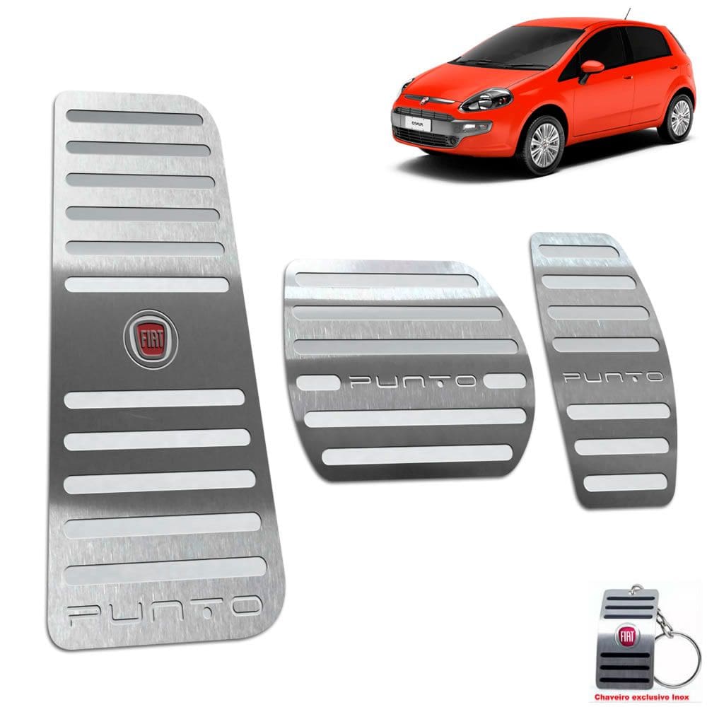 Pedaleira Automático E Descanso Fiat Punto 2013 A 2017