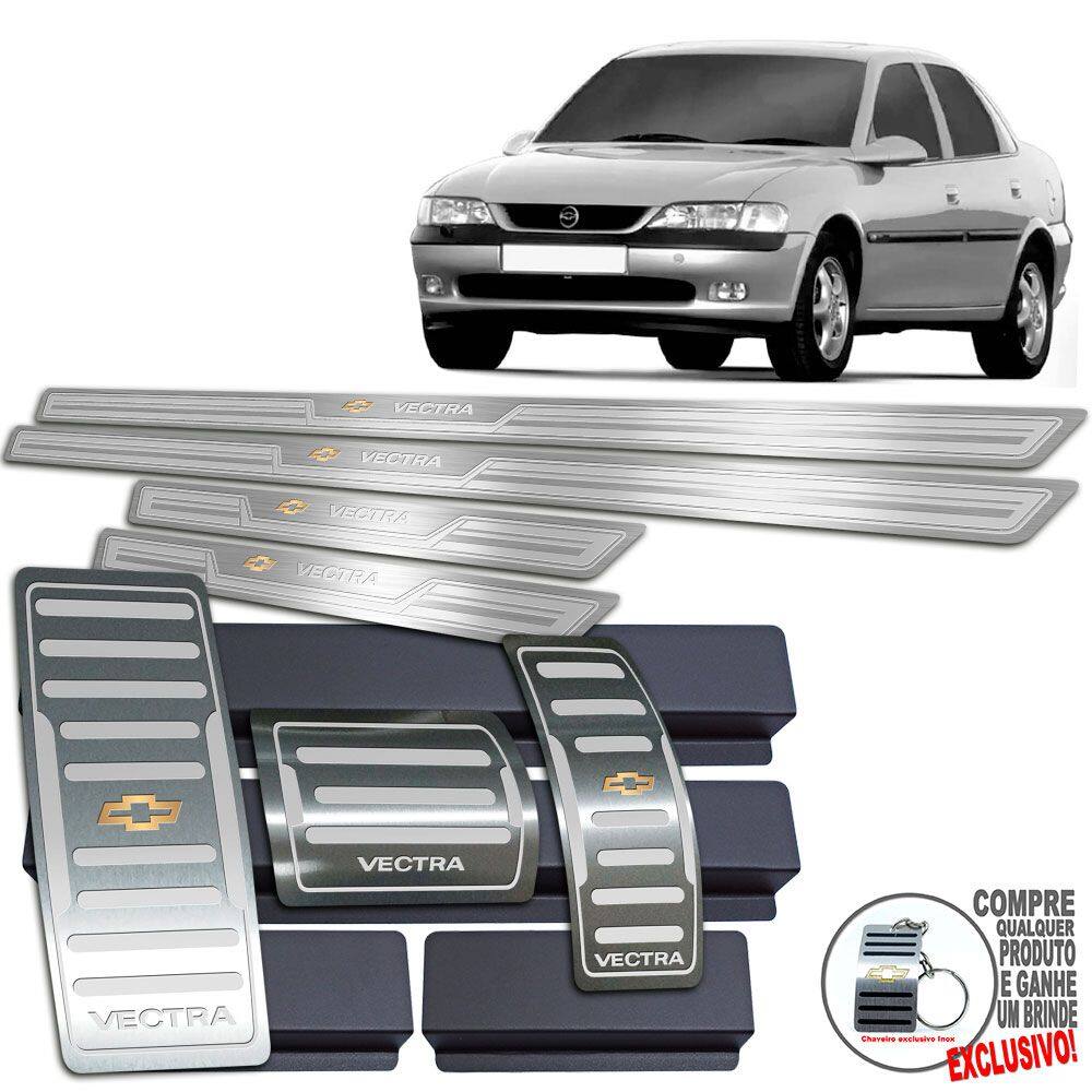 Descanso Pedaleira Soleira Automático Vectra 1996 2005 Prata