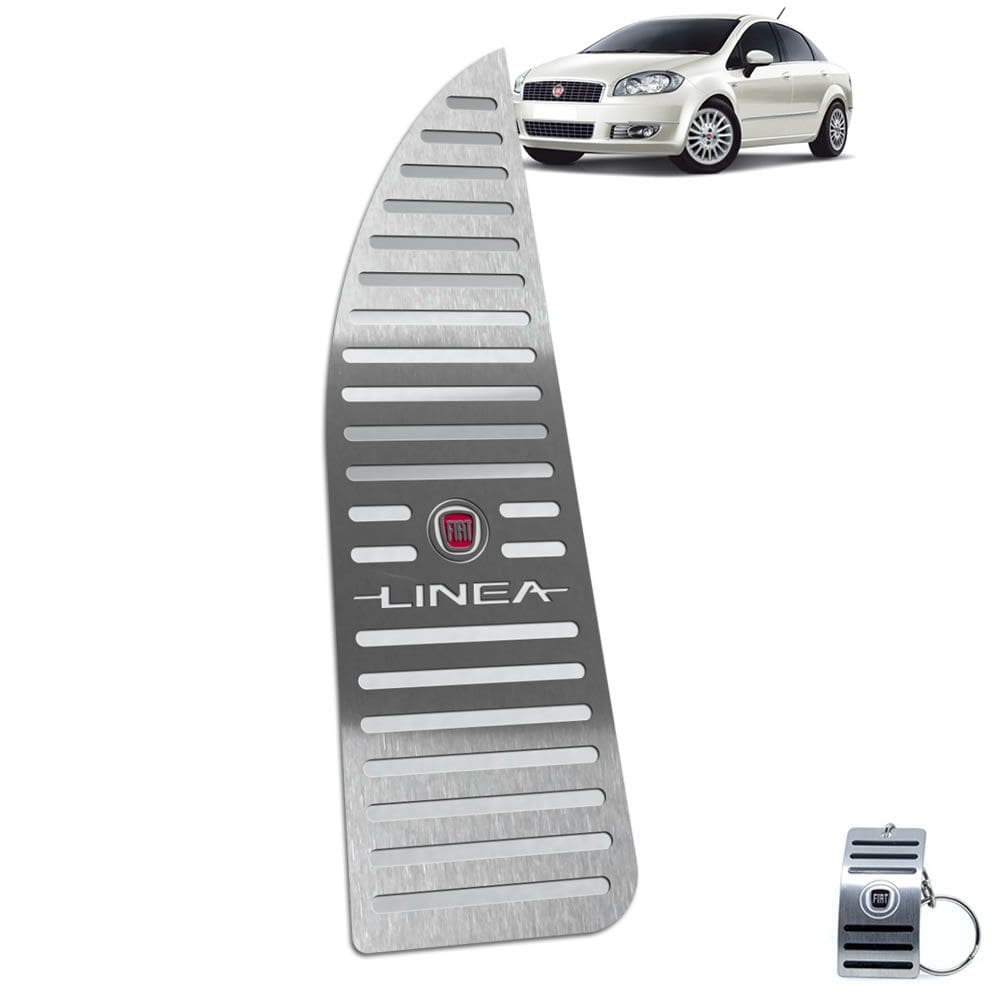 Descanso de Pé Fiat Linea 2009 A 2016 Prata