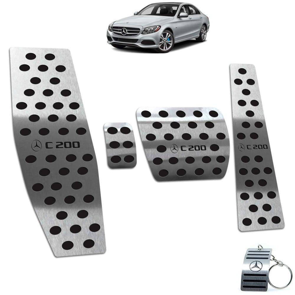 Descanso Pedaleira Automático Mercedes C200 2010 2014 Preto
