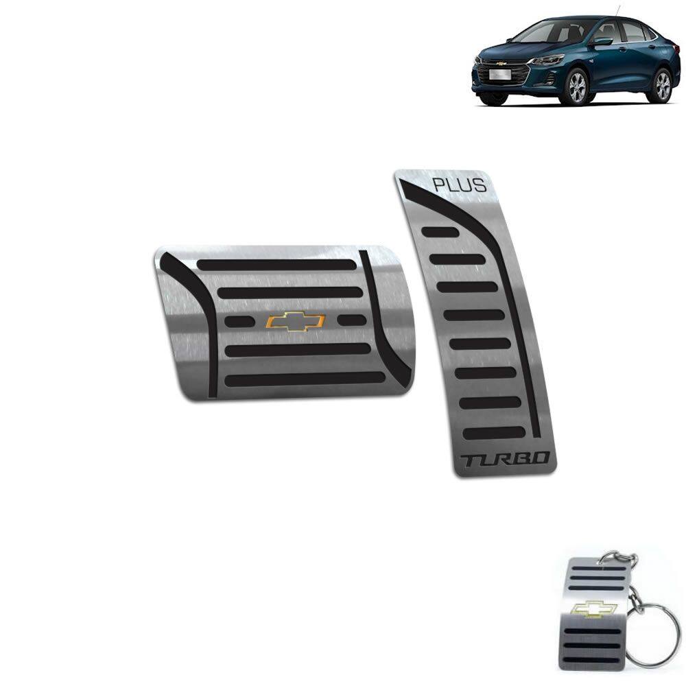 Pedaleira Automático Chevrolet Onix Plus Turbo 2020 Preto