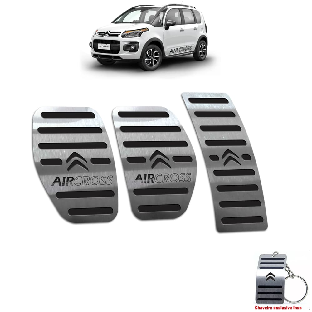 Pedaleira Manual Citroen Aircross 2011 Até 2016 Preto