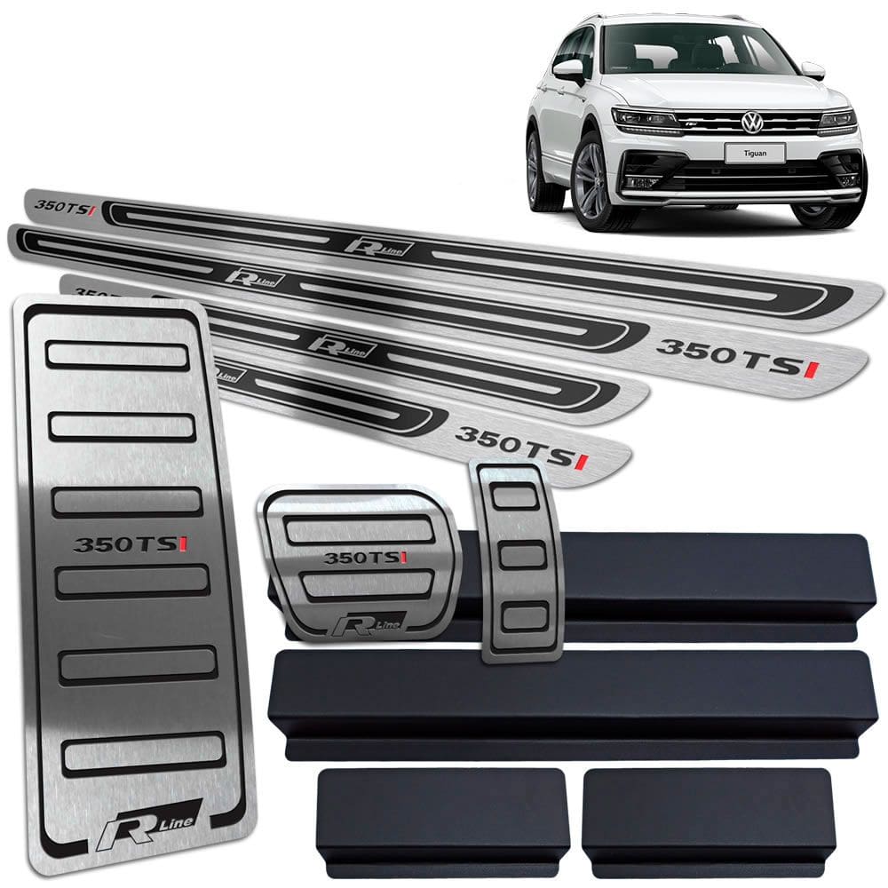Descanso+P+S Tiguan 350 Tsi R-line 2018 A 2020 Preto AR