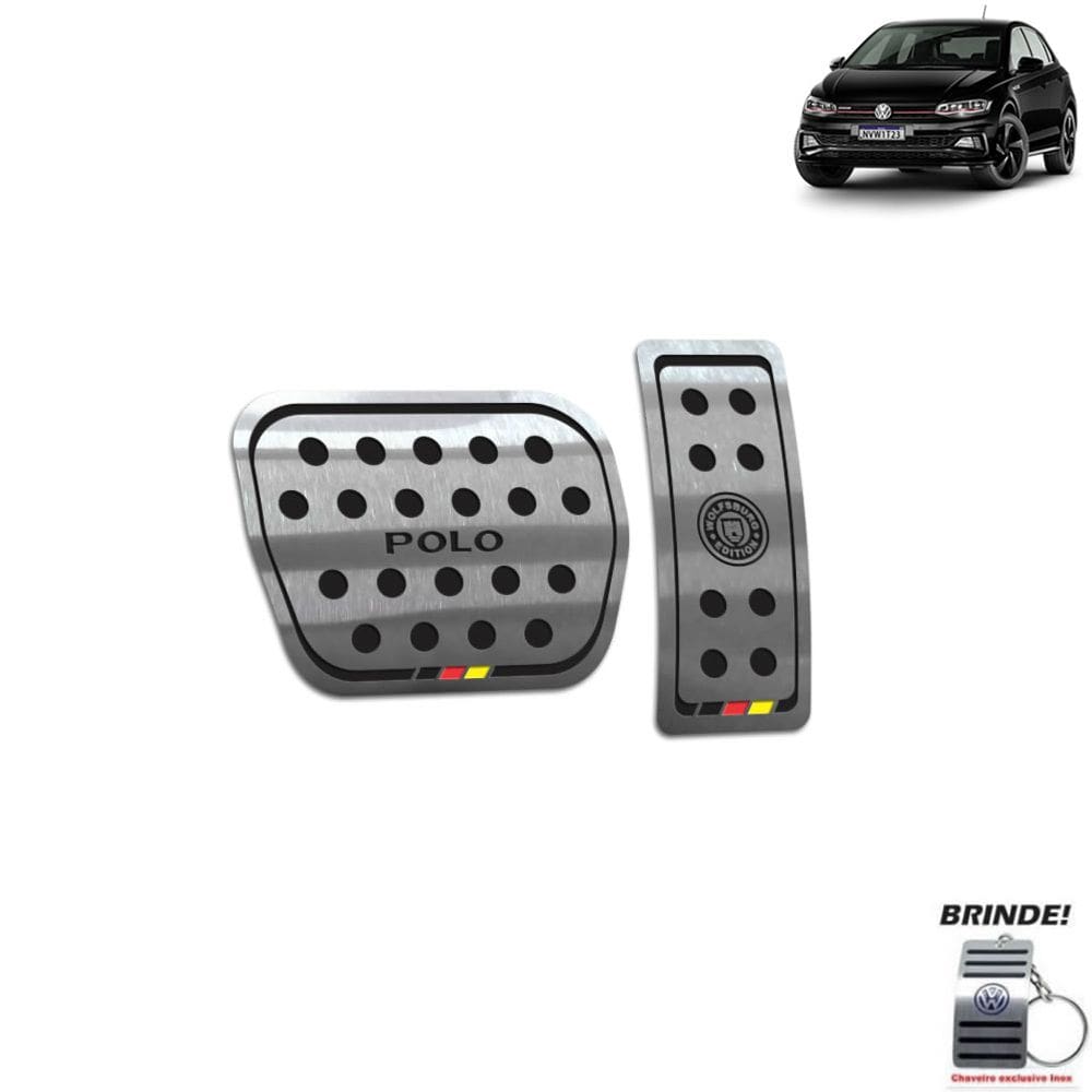 Pedaleira Automático Gravação Em Preto Polo Wolfsburg Ed