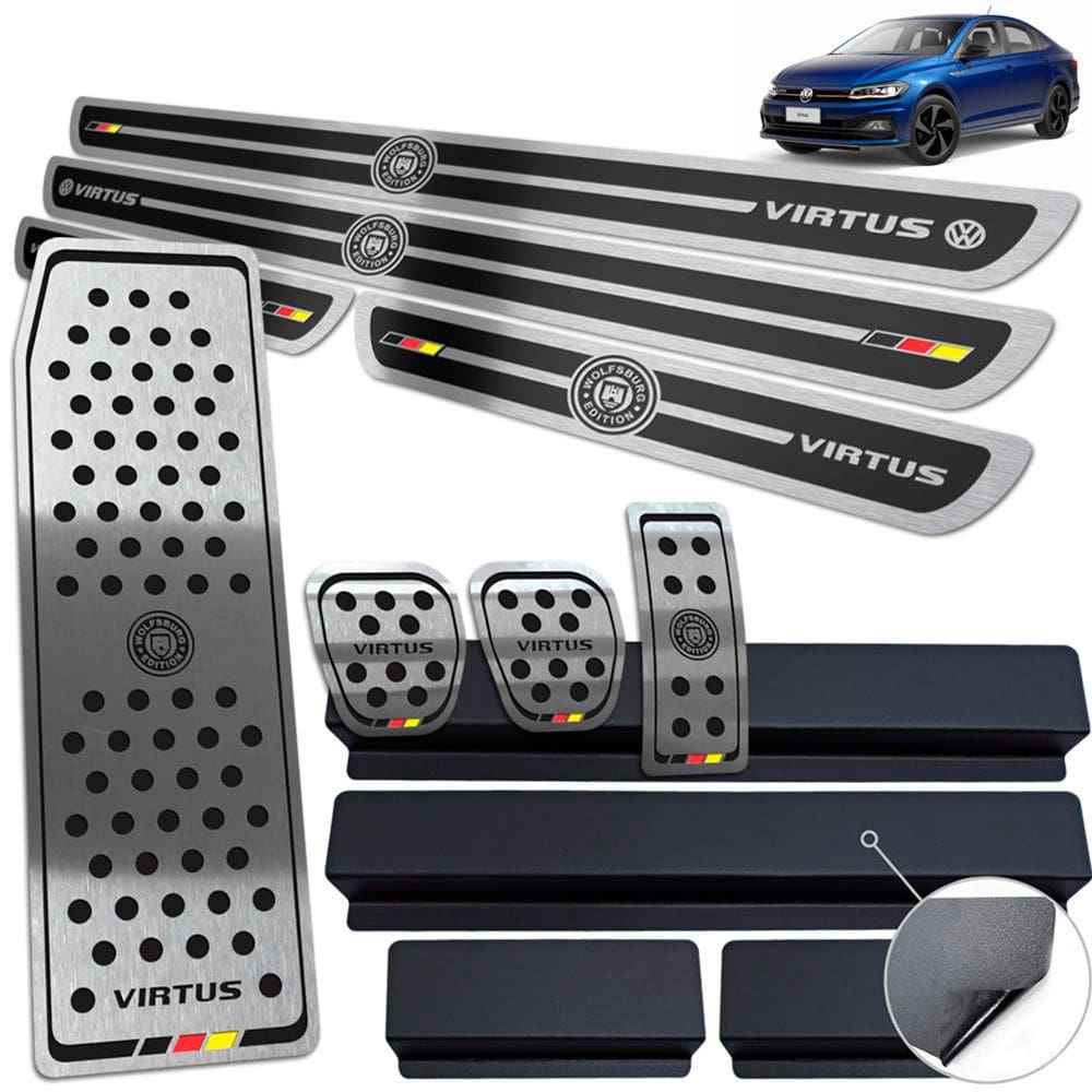 Descanso Pedaleira Manual Soleira Preto AR Virtus Wolfsburg