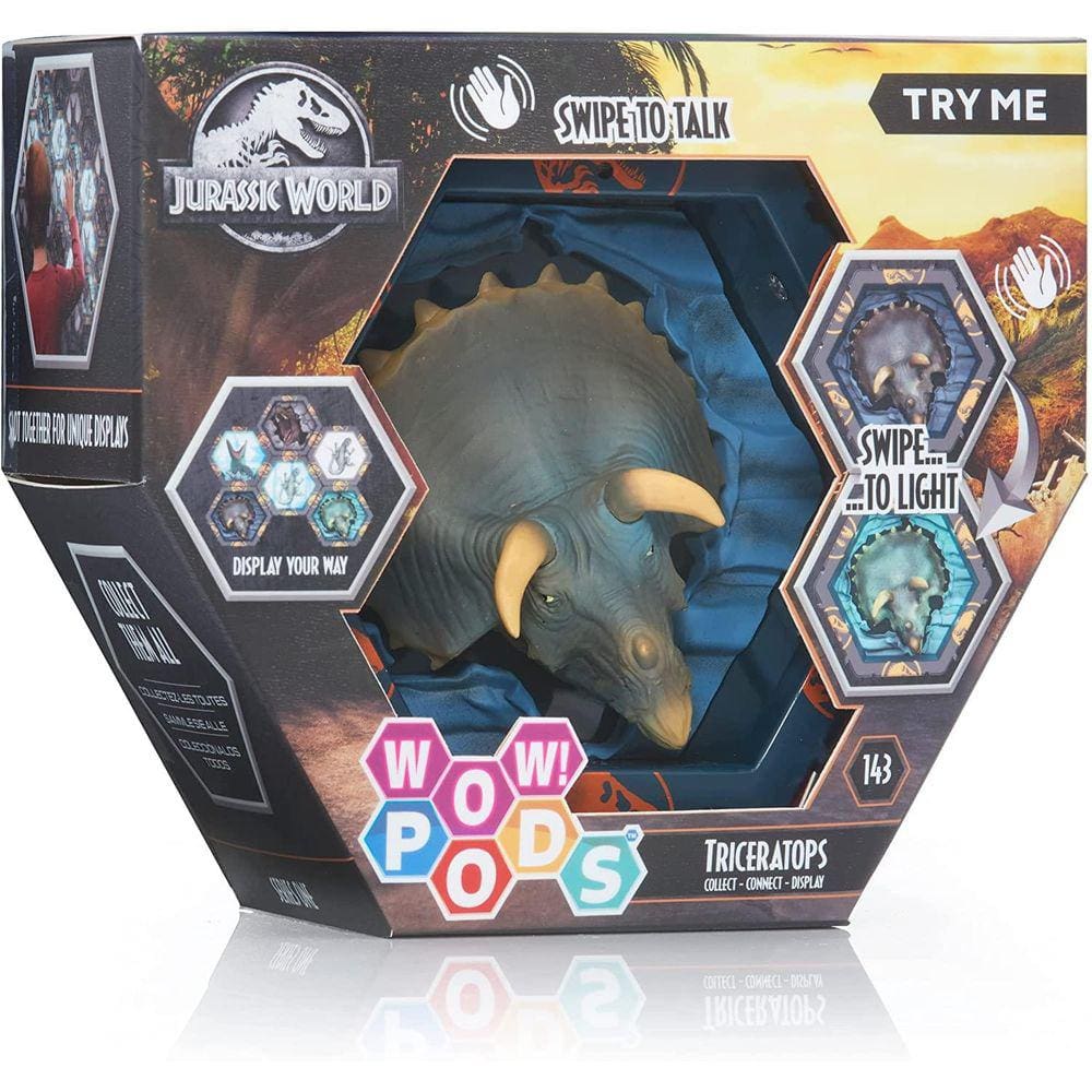 WOW Pods Jurassic World Triceratops Light-Up Camp Cretáceo