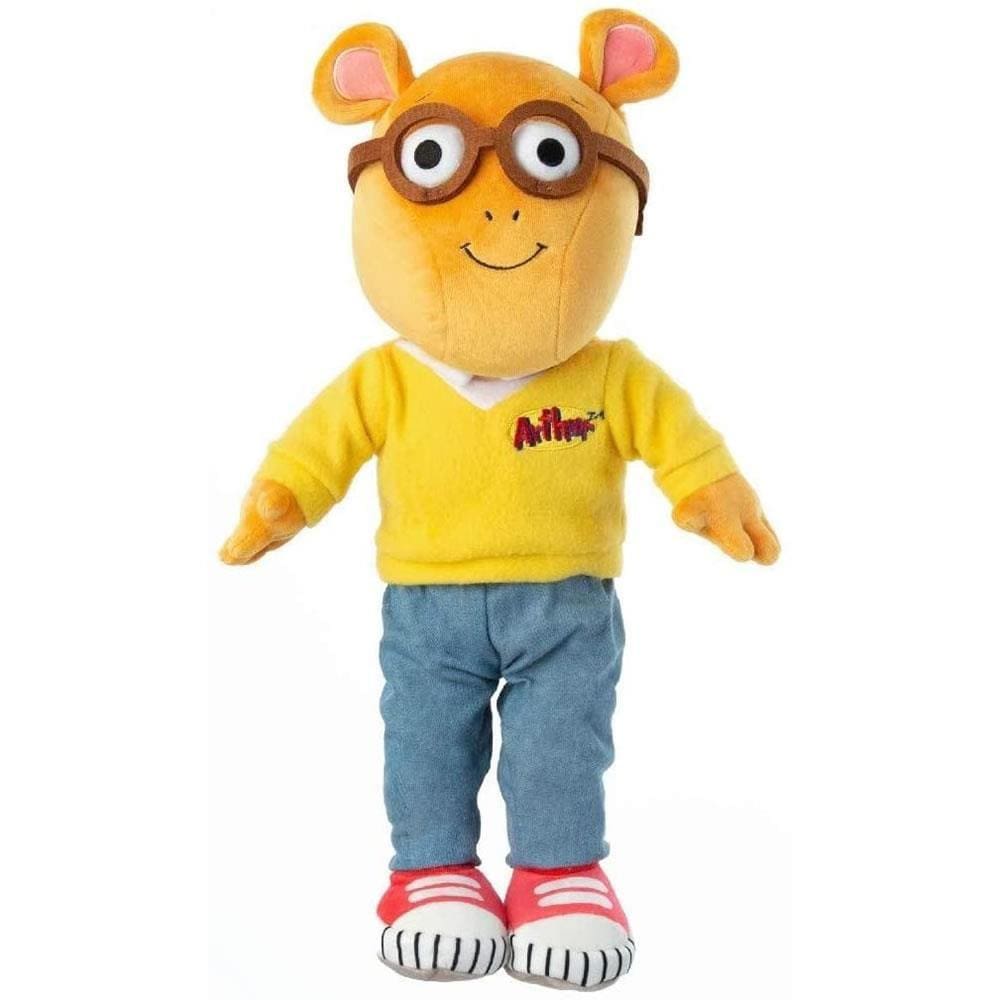 Boneco de Pelúcia Arthur, durante o dia, acende - brinquedo infantil com luzes