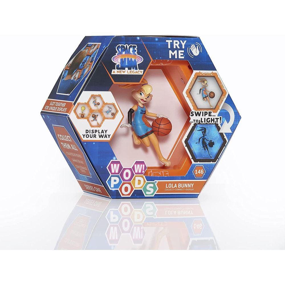 WOW Pods Space Jam Lola Bunny Figura Light-Up Novo Legado