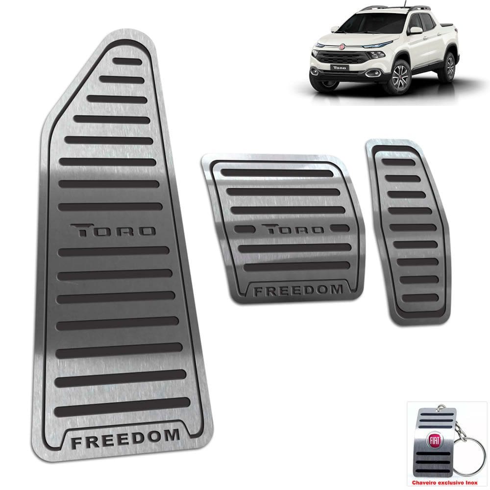 Descanso + Pedaleira Aut Toro Freedom 2016 a 2021 Preto
