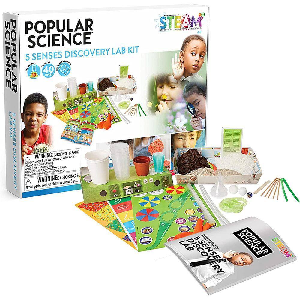 Popular Ciência 5 sentidos Discovery Lab Kit Crianças Educacionais