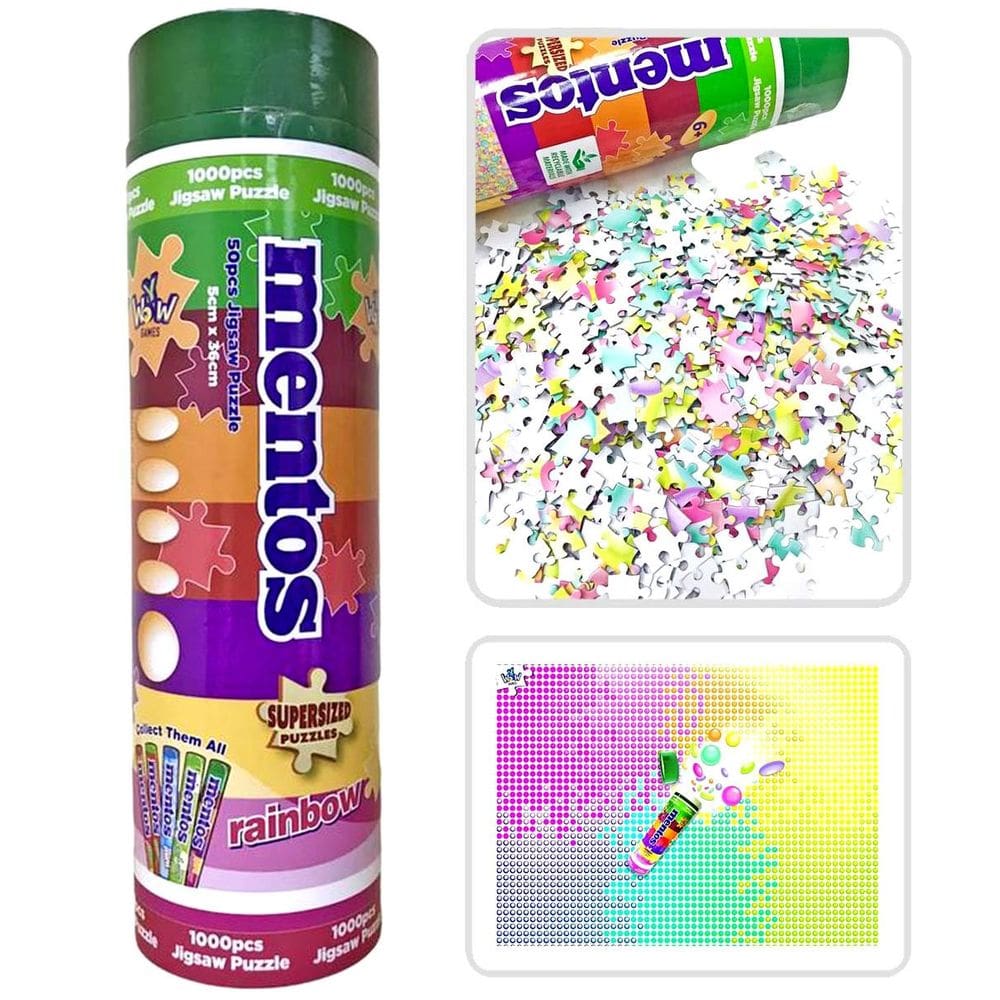Mentos Rainbow Supersized 1.000pc Doce Colorido Jigsaw YWOW