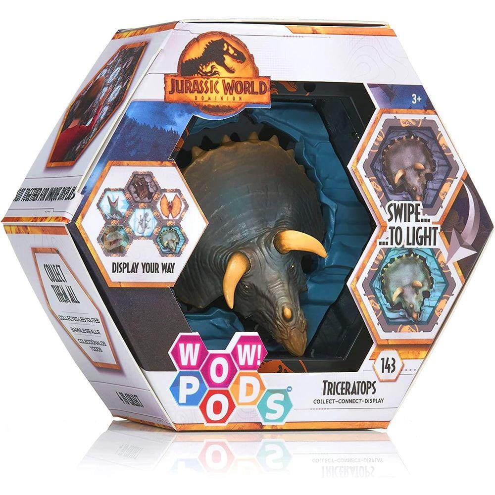 WOW Pods Triceratops Dinossauro Jurassic World Dominion Figura
