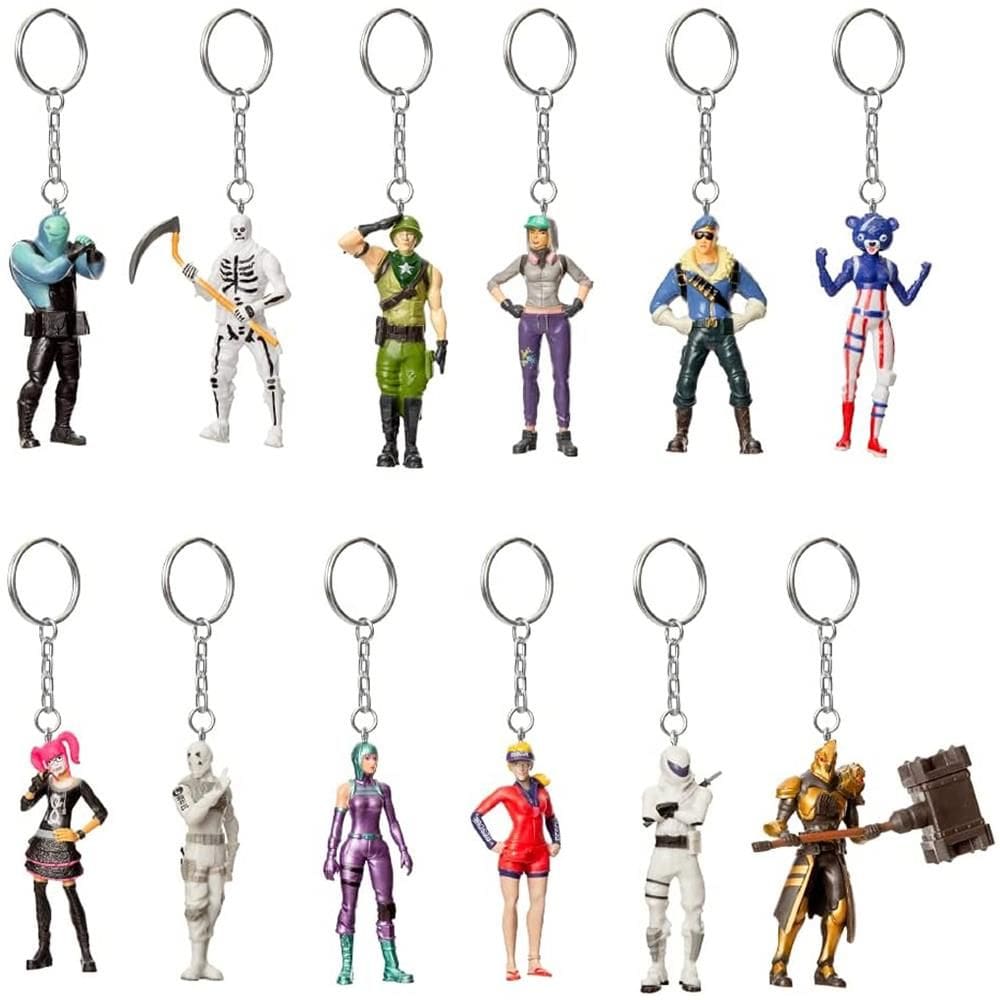 Fortnite Battle Royale Keychains 12pk Caixa Deluxe Colecionável