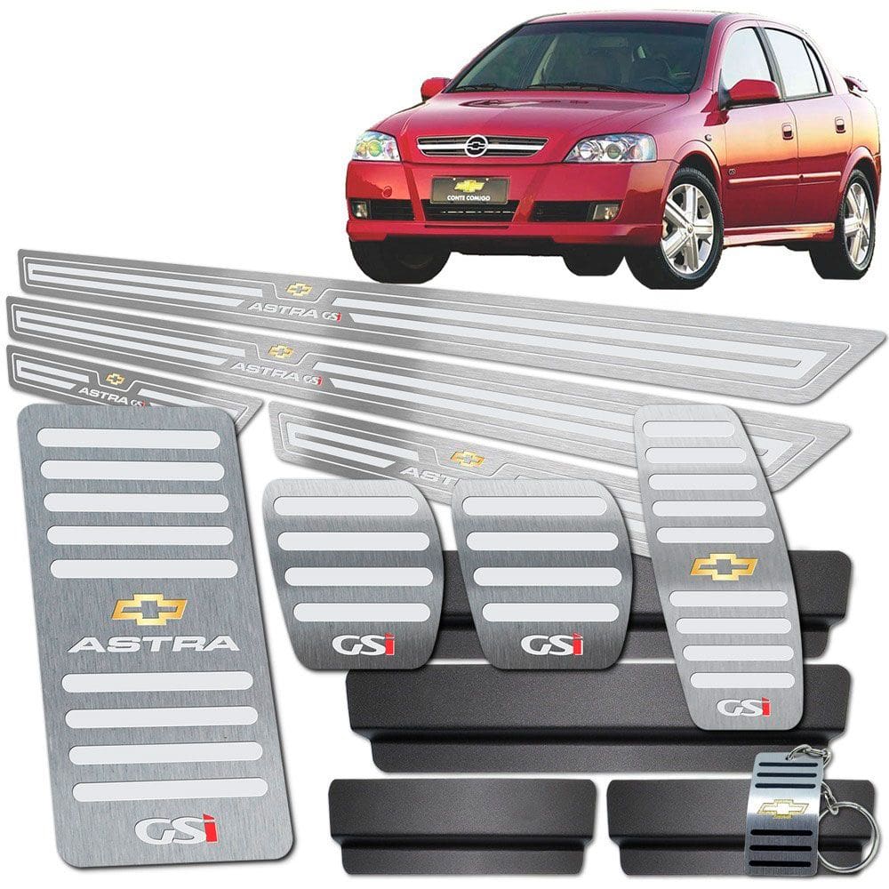 Descanso Pedaleira Manual Soleira Prata Astra Gsi