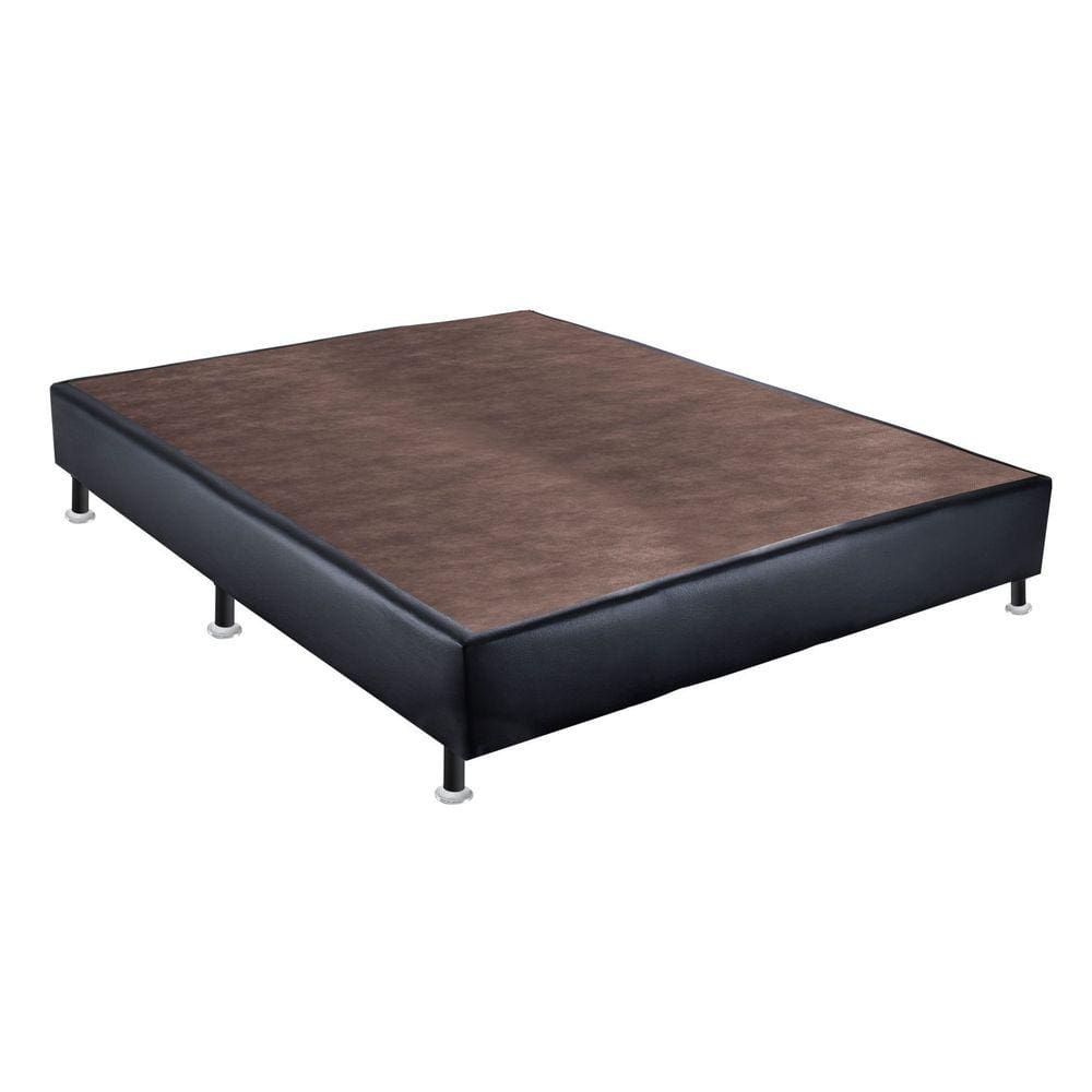 Base Box Sommier Sintético Viúva128x188x23 Ortobom Preto