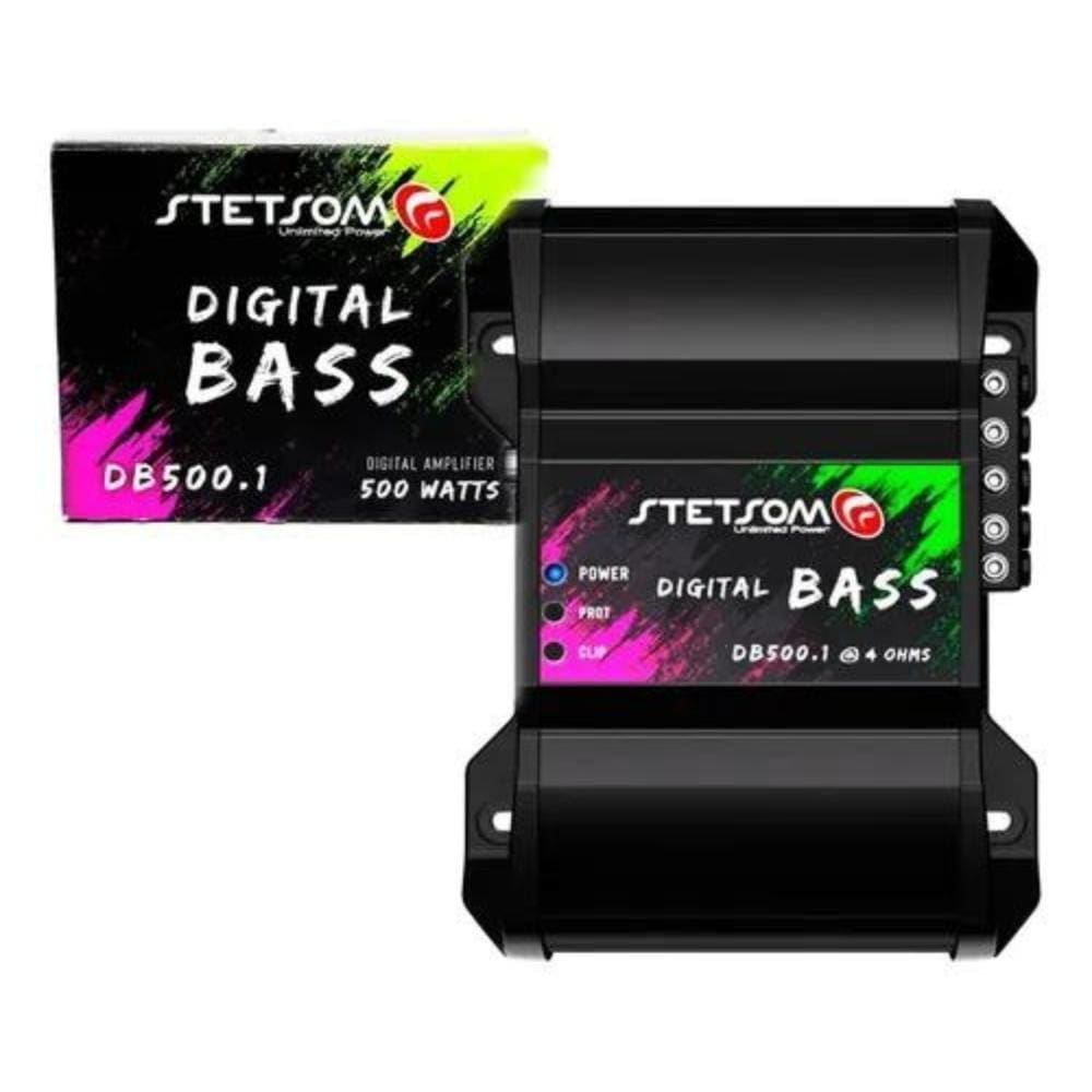 Módulo Amplificador Stetsom Db500.1 500W Rms 1 Canal 4Ohms