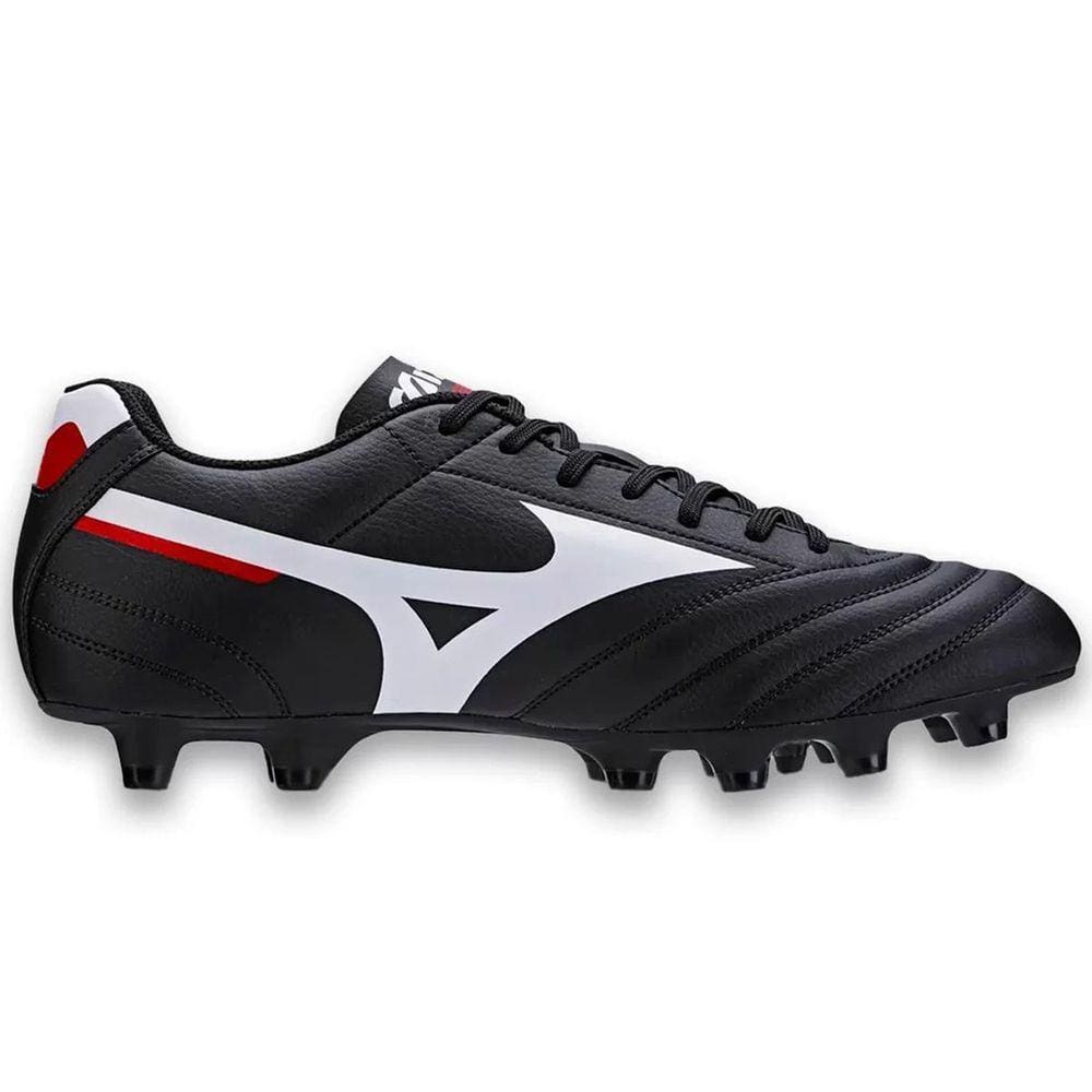 Chuteira Campo Mizuno Morelia Club Md Masculino - Preto e Branco