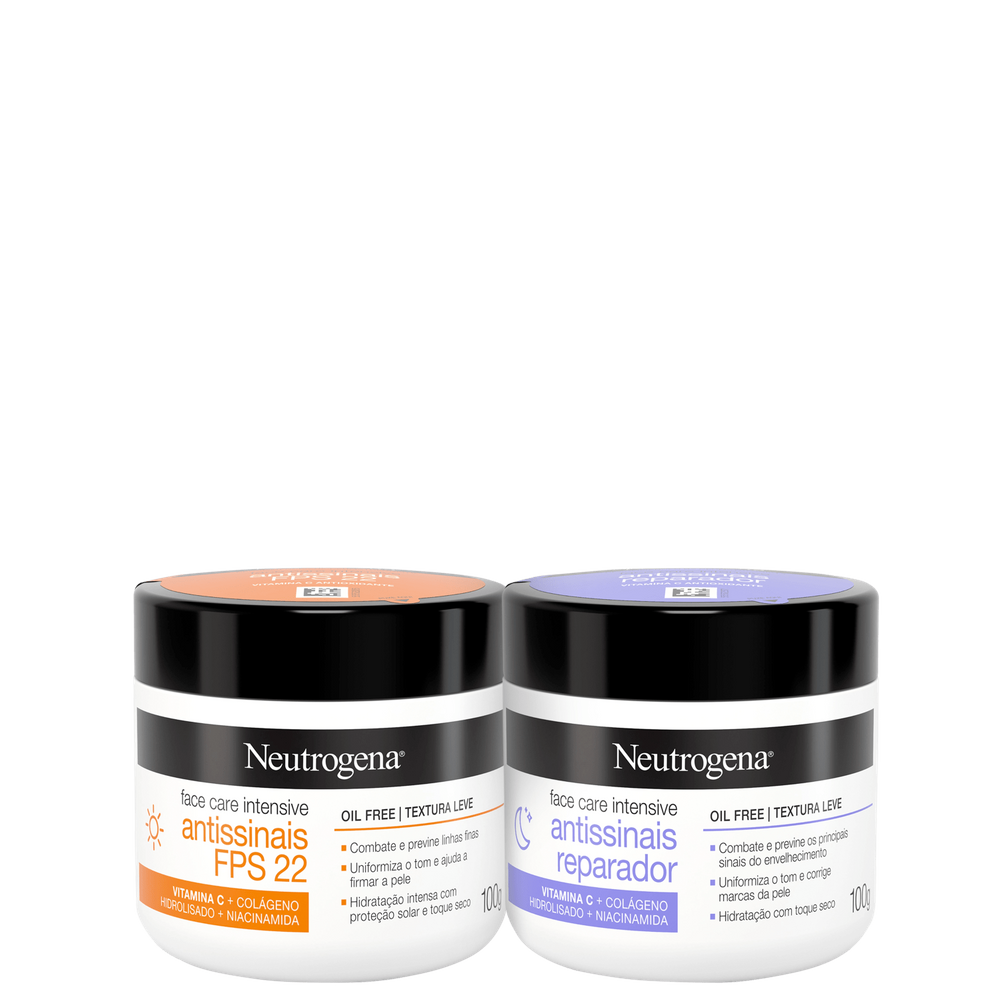 Kit Neutrogena Face Care Antissinais Duo (2 Produtos)
