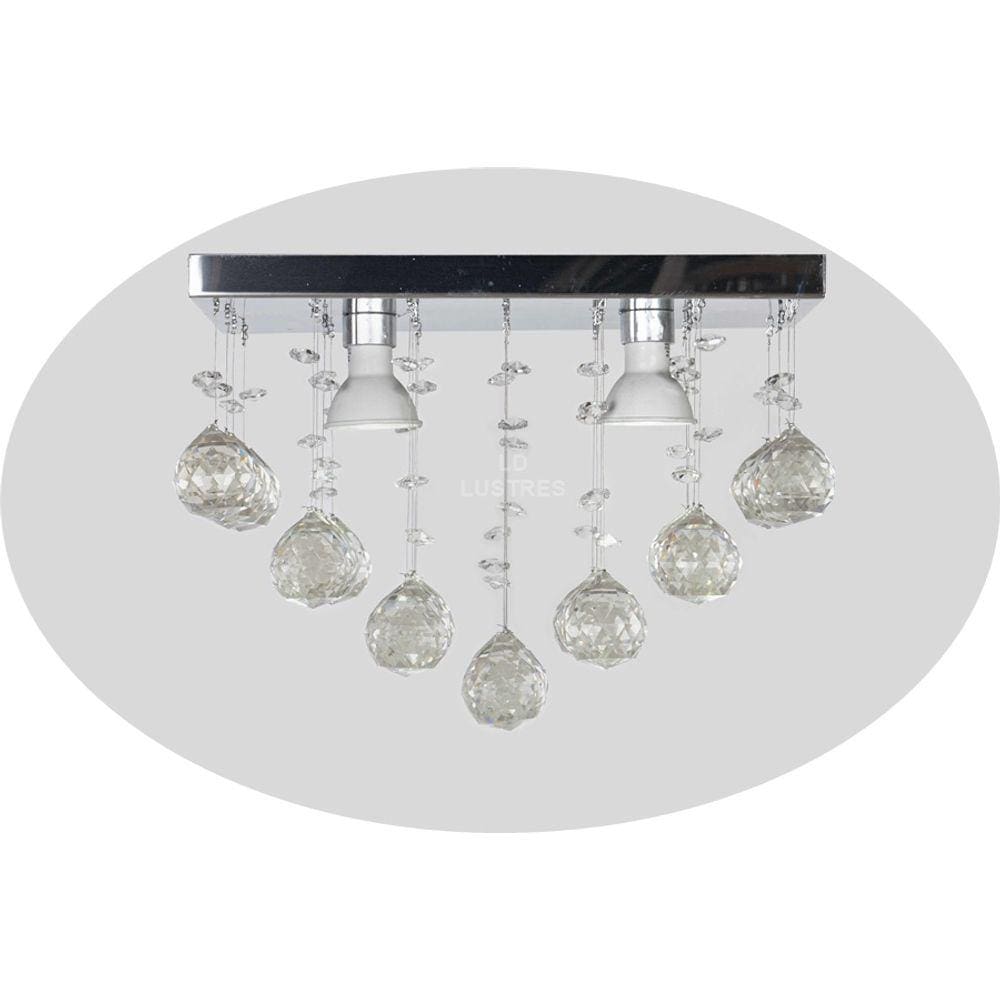 Lustre De Cristal Retangular Sala De Jantar Estar