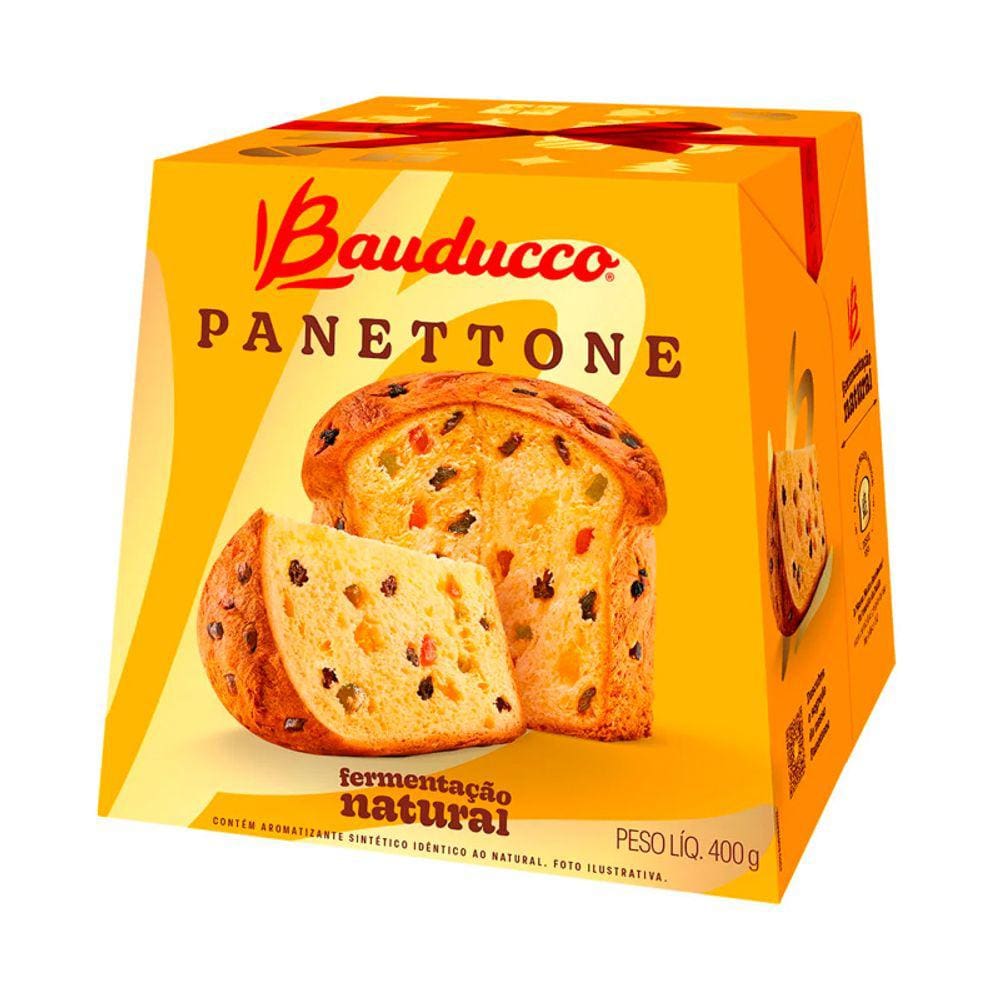 Panetone Bauducco Tradicional Panettone de Frutas 400g