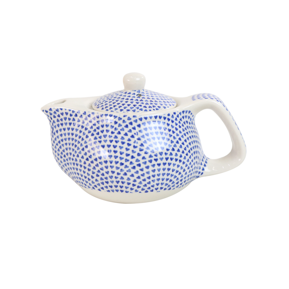 Bule Chaleira Com Infusor Cerâmica Floral 250 ml