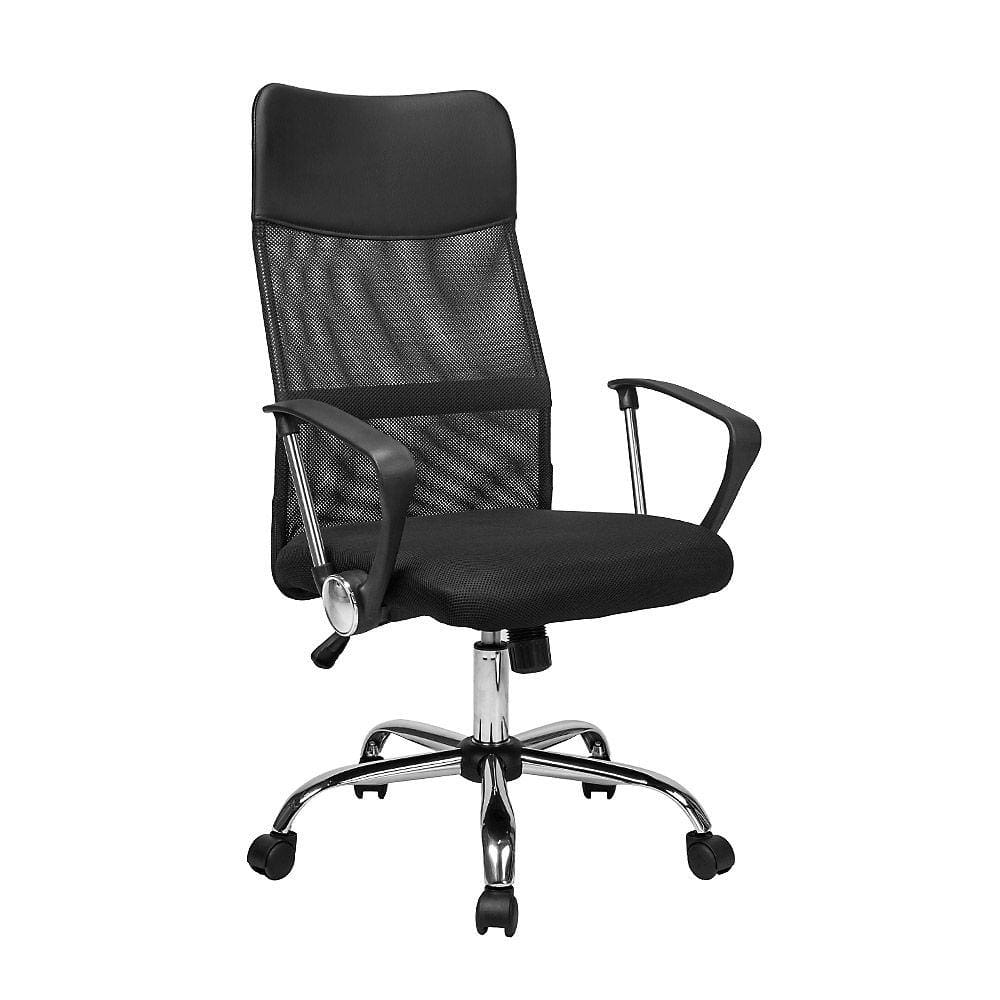 Cadeira Presidente Mesh Giratoria Preta - MYMAX