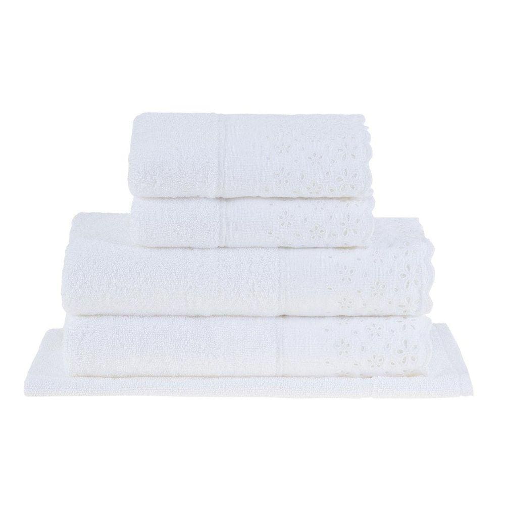 Jogo De Toalha De Banho 5 Peças Crystal Buddemeyer