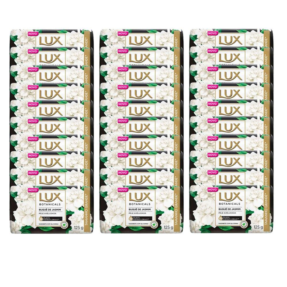 Kit Sabonete Lux Botanicals Buquê De Jasmim 125g - 30 Unidades