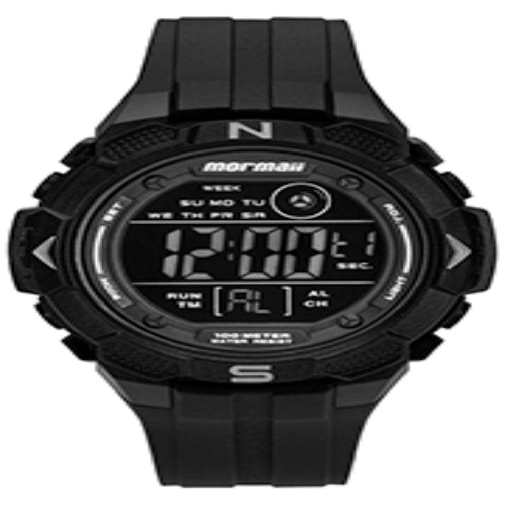 Relógio Mormaii Masculino Preto Wave MO2908B/8P