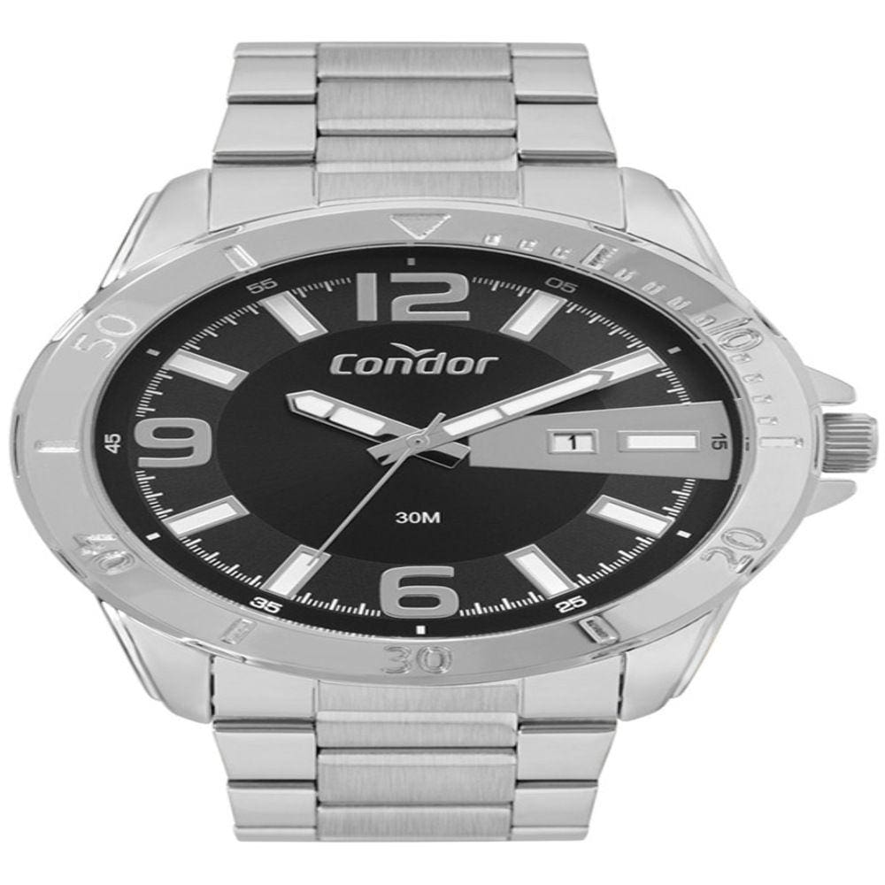 Relógio Condor Masculino Speed Prata COPC32CA/4P