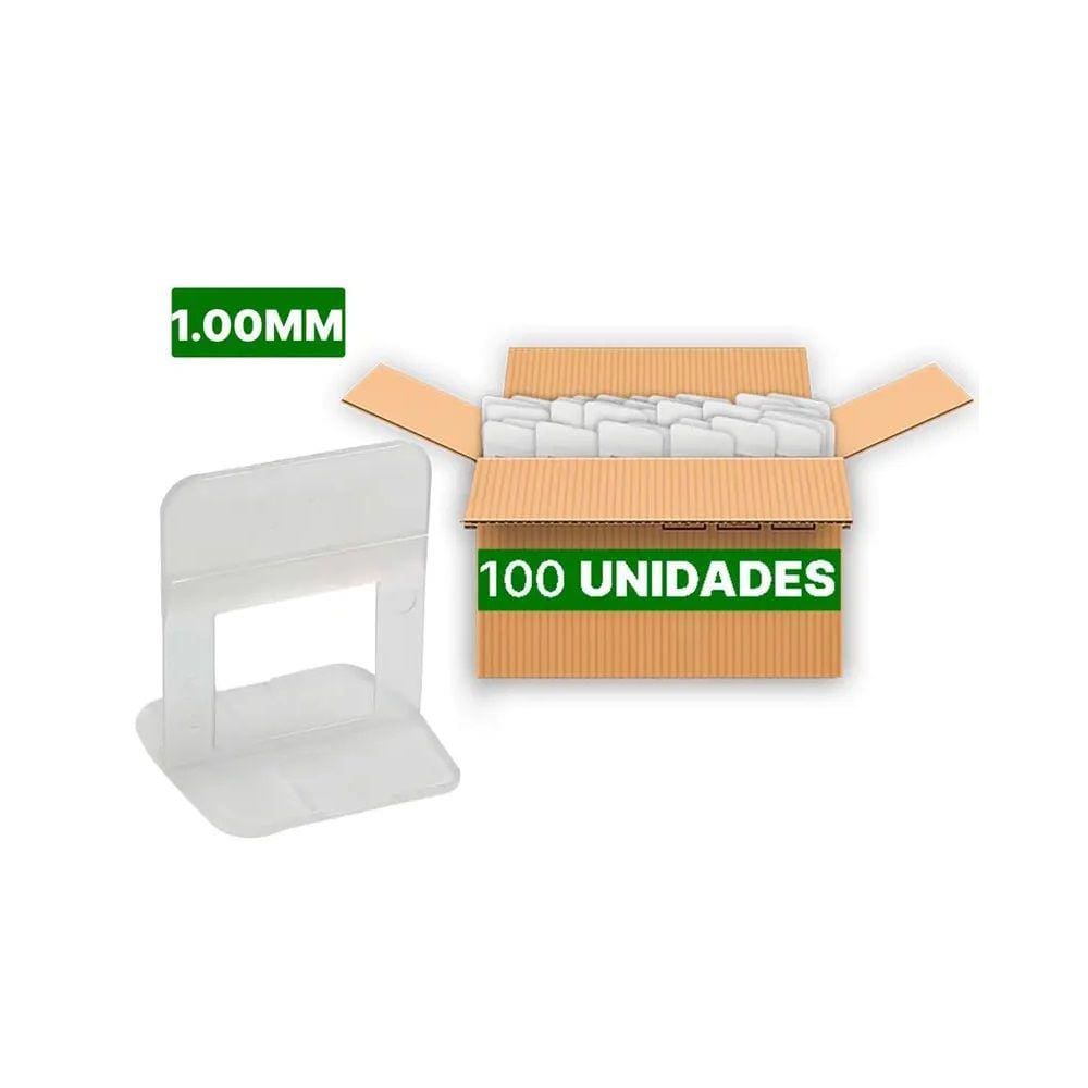 Conjunto C/ 100uni Espaçador Nivelador Titanium P/ Azulejos