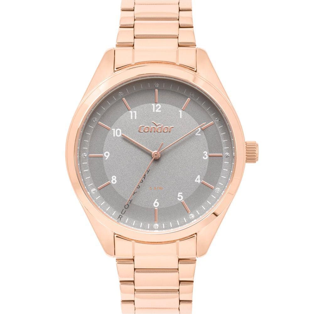 Relógio Condor Feminino Casual Happy Hour Rosê CO2035KWP/4C
