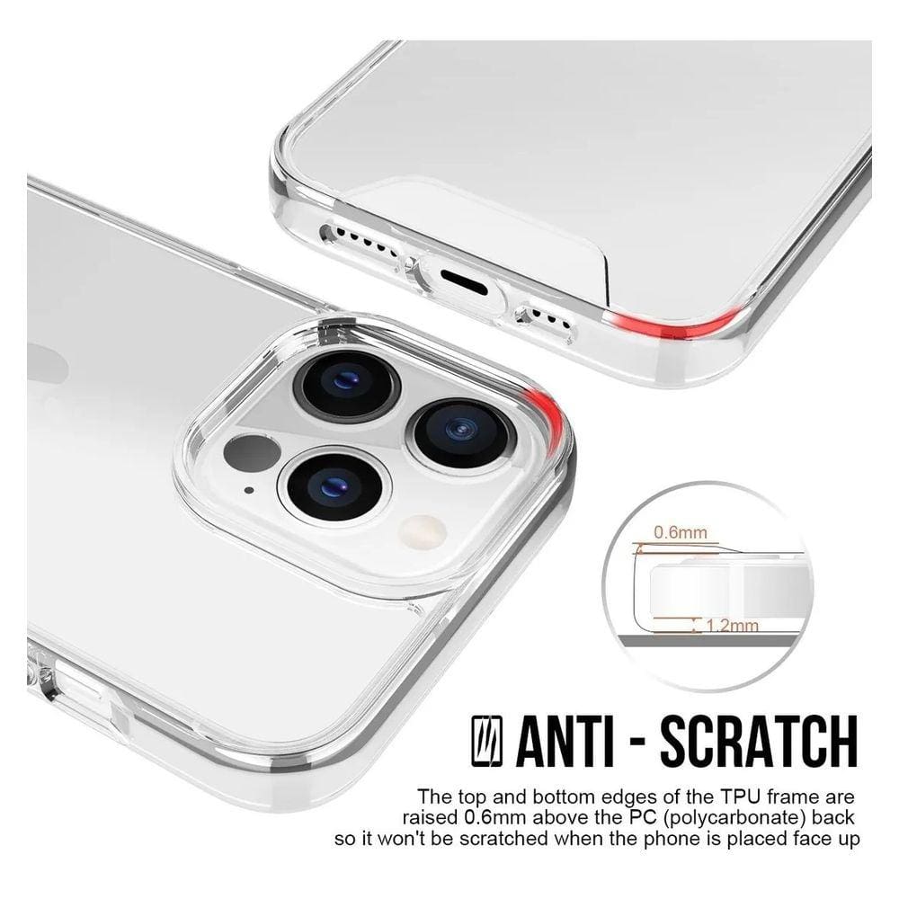 Capa Capinha Hybrid Space Anti-Impacto Clear P/ Iiphone 15 Pro Max