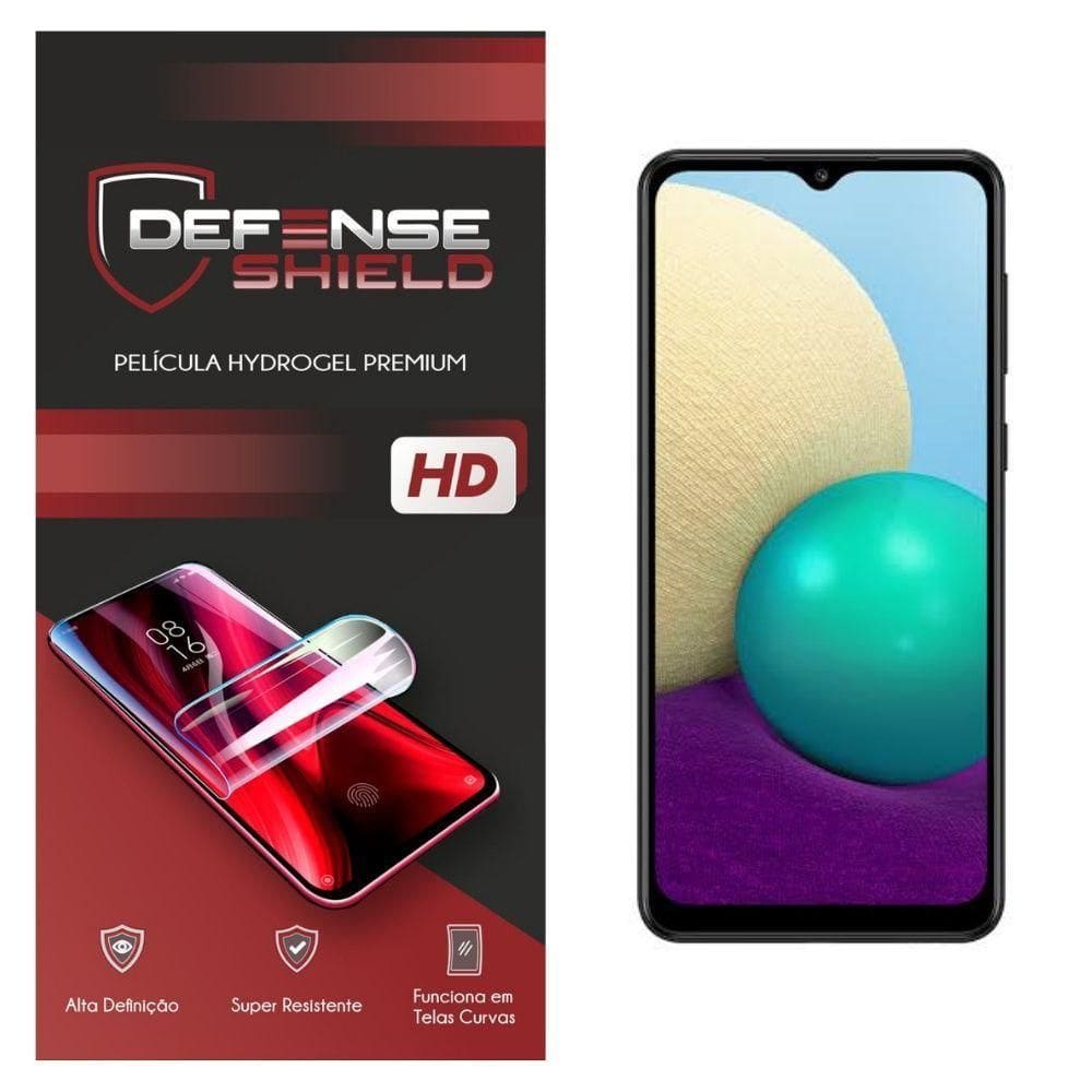 Pelicula Hydrogel Premium Proteção Frente + Verso Para Galaxy A02 Defense Shield