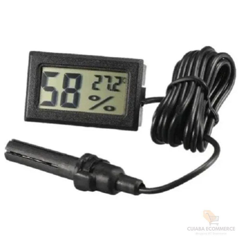 Higrometro Digital Com Sonda Para Celeiro