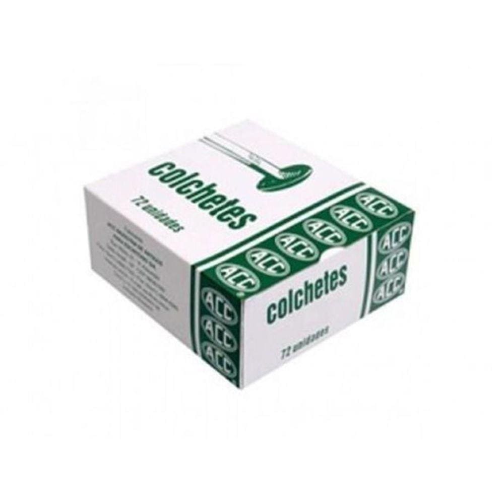 Colchete Aço Metálico N°14 Com 72 Unidades - Acc