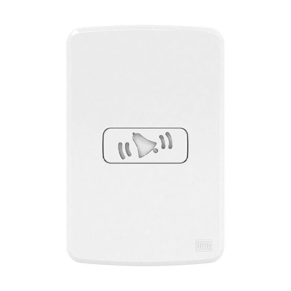 Conjunto Campainha Cigarra Bivolt 4x2 Branco Compose Weg Bivolt - Branco