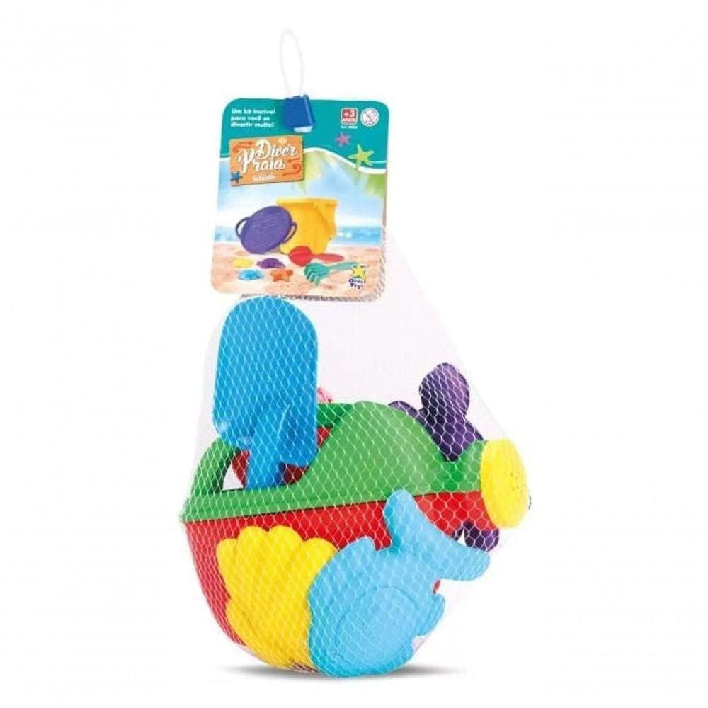 Kit Praia Infantil Regador Com Acessórios - Diver Toys