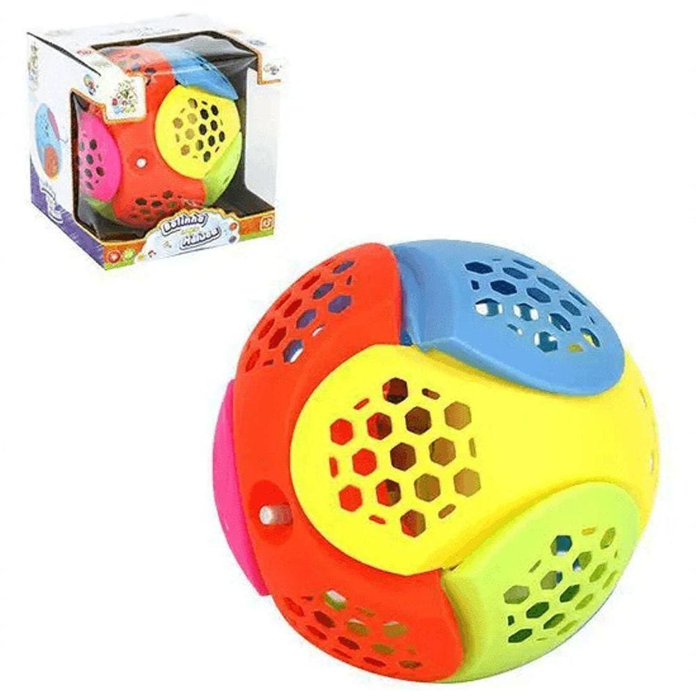 Bola Maluca Infantil Com Luz E Som - Wellkids