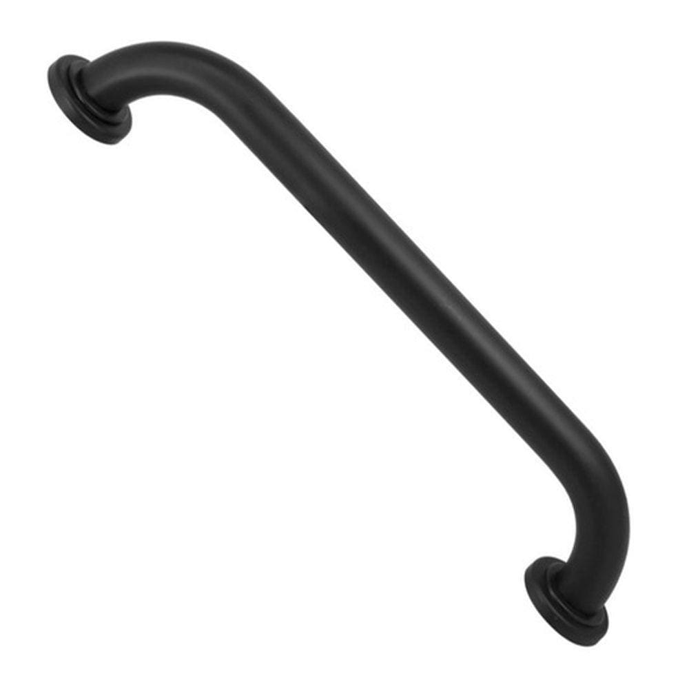 Alça De Apoio Barra 70cm Preto Inox Cadeirante Idoso Acessibilidade Gestante Corrimao
