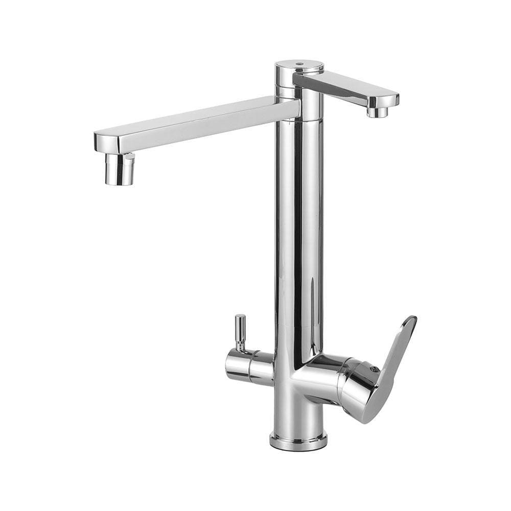 Torneira Para Cozinha Gourmet Misturador Monocomando Com Saída Para Filtro Indaiá Pingoo.casa - Prata Cromado