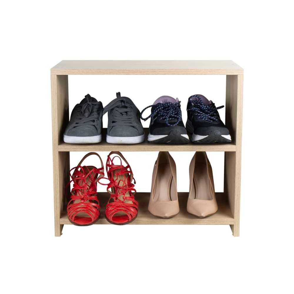 Sapateira Carvalho para Quarto Sala 50 x 40 x 25cm