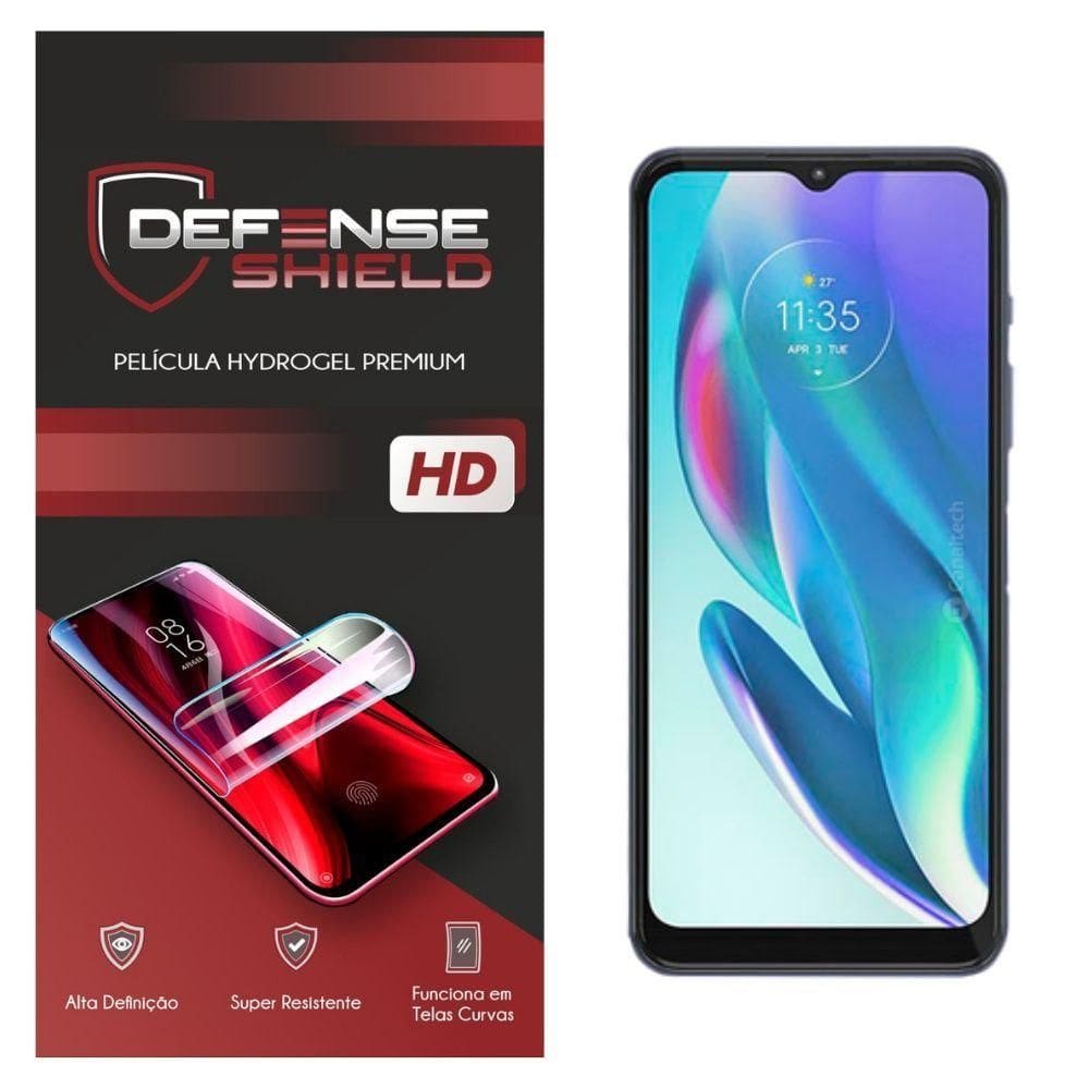 Pelicula Hydrogel Premium Para Moto G50 Proteção Frontal + Verso Defense Shield