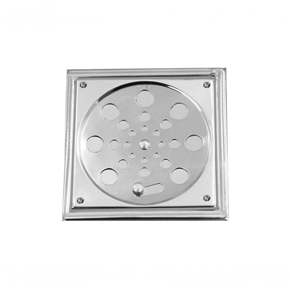 Grelha Aco Inox Overtime C-Fecho Quad 10Cm C-Caixilho