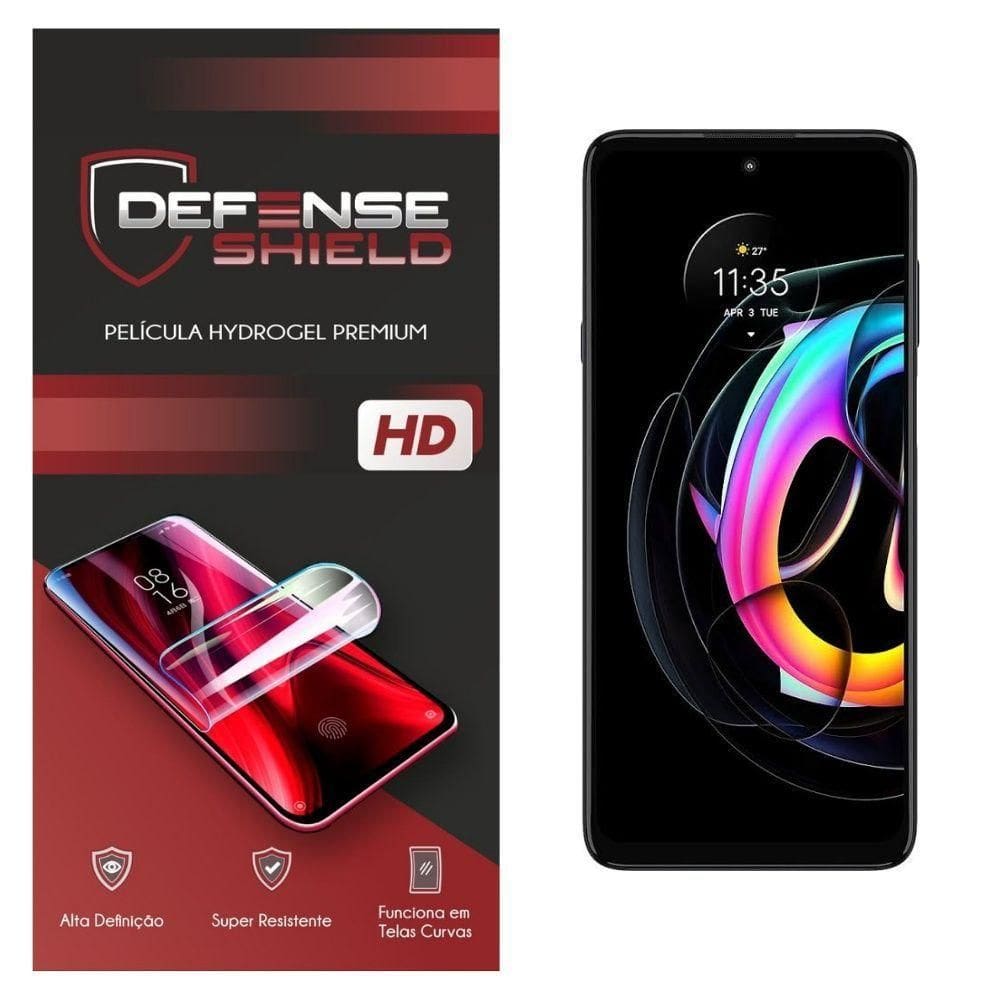 Pelicula Hydrogel Premium Para Moto Edge 20 Lite Proteção Frontal + Verso Defense Shield