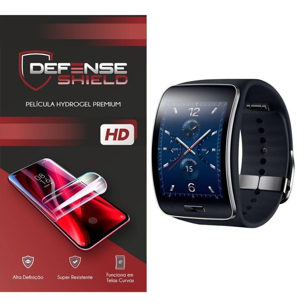 3 Peliculas Hydrogel Premium Para Samsung Watch Gear S Defense Shield
